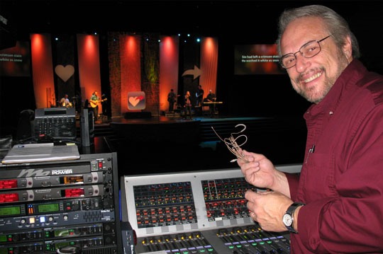 Jeffrey Cherin with his E6 Omni Earset mic and Earclip accessory. 