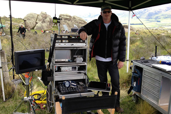 Tony Johnson, CAS on location in New Zealand for The Hobbit via Sound & Picture