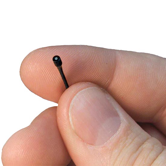 Countryman DI Boxes, earset, headset, and lavalier microphones.